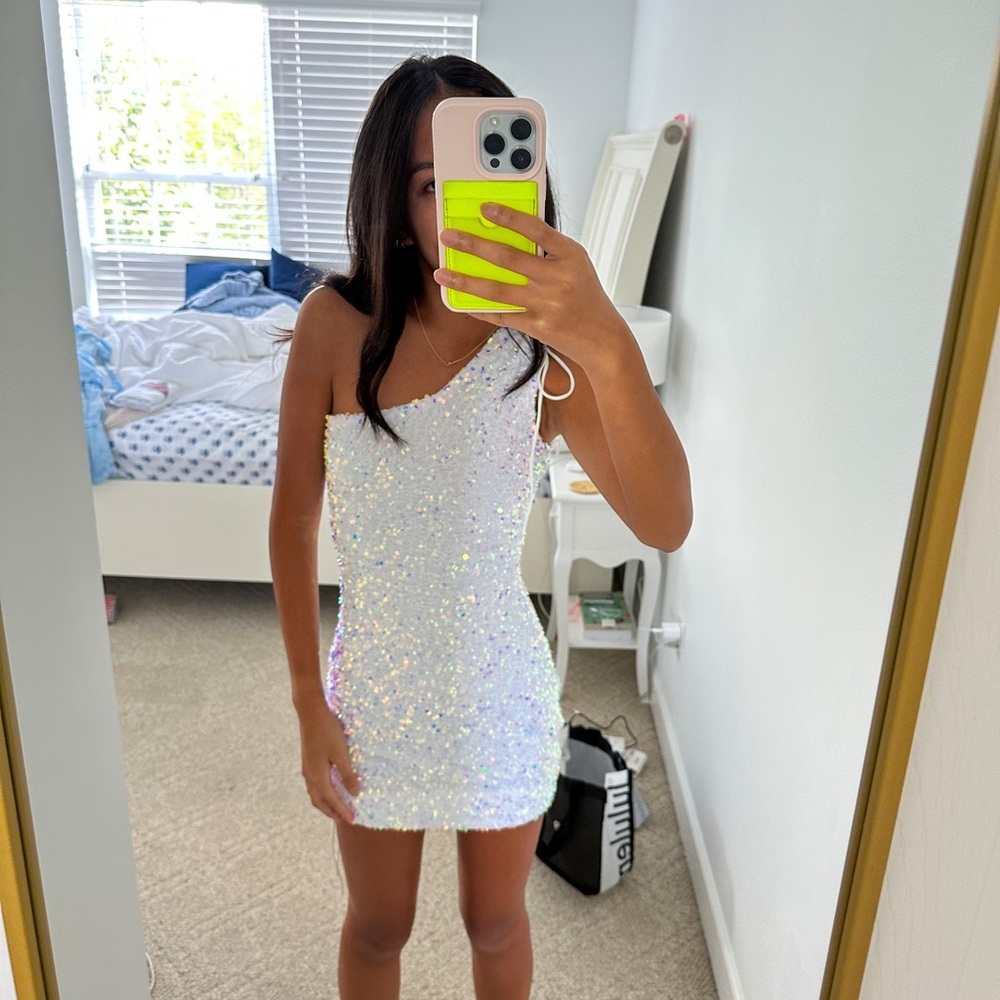 Lucy in the Sky One Shoulder Dress